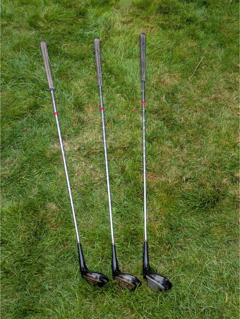 Ben Hogan Apex Persimmon Woods Set Driver 1 3 4 Apex Shafts Dura-ply